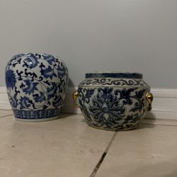 Vintage Chinese Style Pots $30 Each 