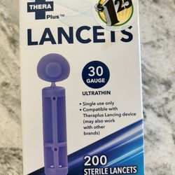 FREE Lancets Blood Glucose 30 Gauge Qty 200 FREE