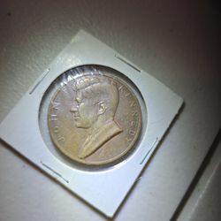 Jfk  bronze inaugural coin 1961