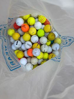 Random golf balls bag
