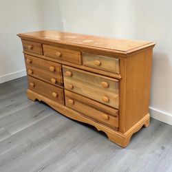 Solid wood dresser