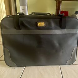 Suitcase, stool, pictures, blackout curtains, $10 each