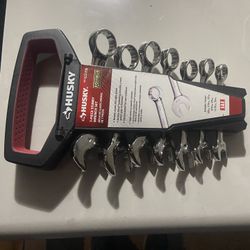 Husky 7 Piece Stubby Wrench Test New 
