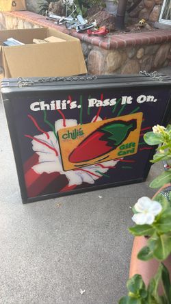 Chilli Sign Both Sided