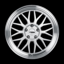 18X8 KATANA KR06 Silver M/lip Wheels