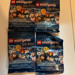 4x Random New SEALED LEGO Harry Potter Minifigures (71028) Series 2 Collectible