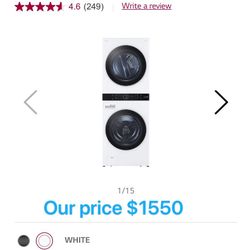 Lg Electric Single Unit Laundry Set