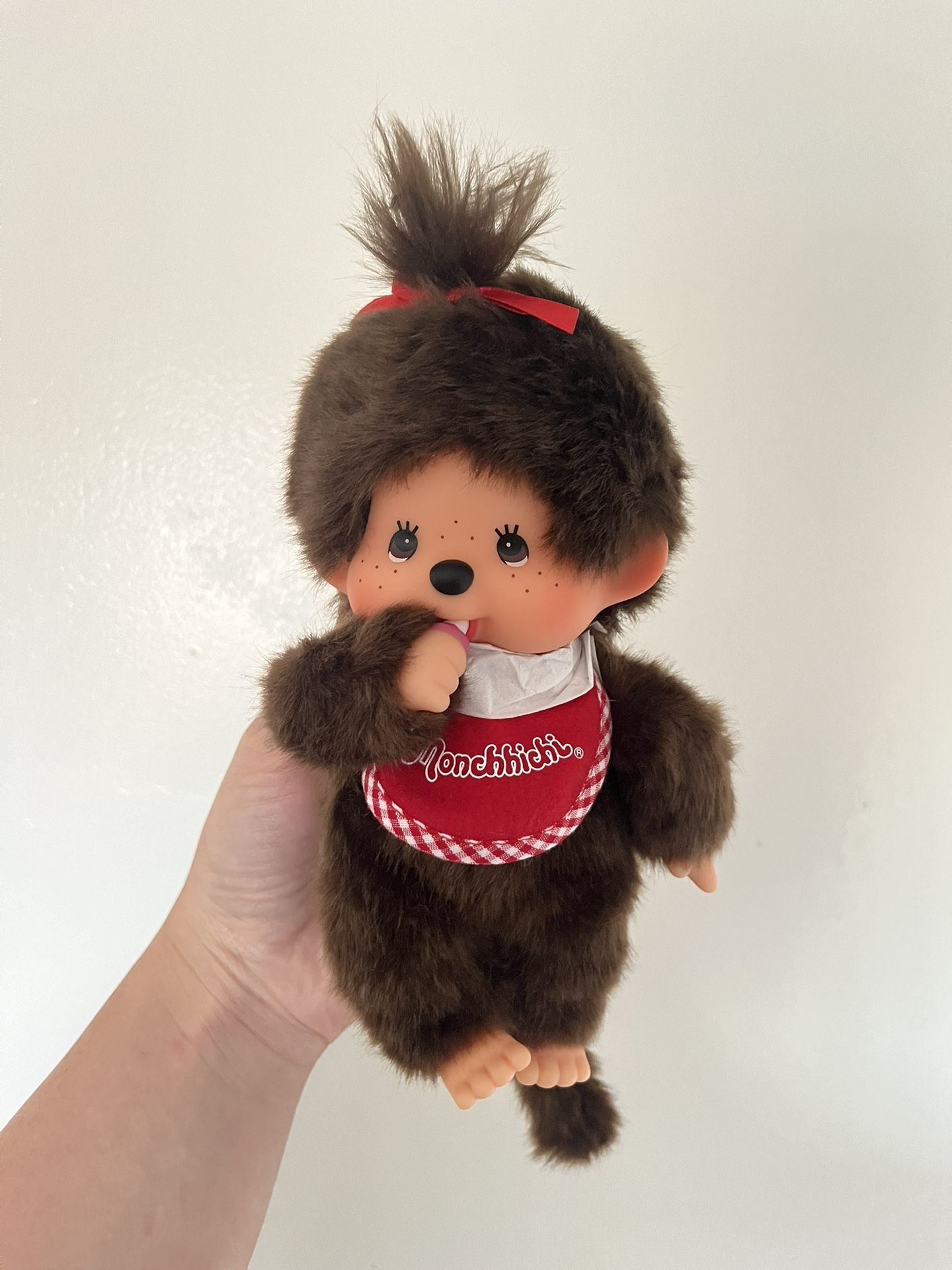 Monchhichi Small Premium Classic Girl Doll 8inch
