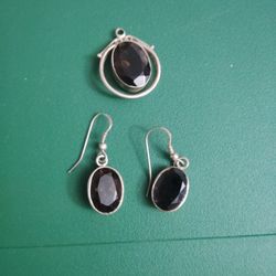 Silver And Quartz Set