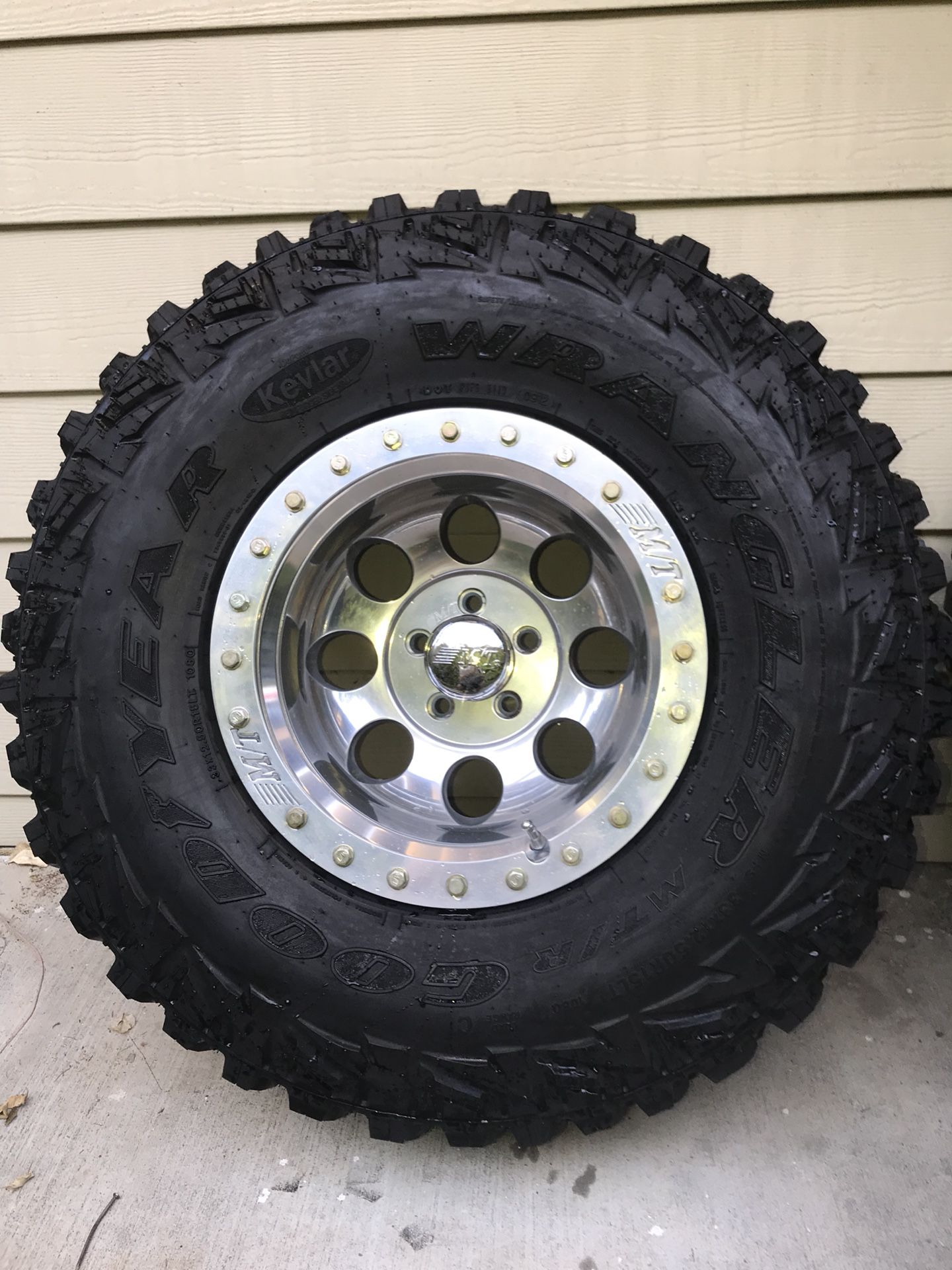 GOODYEAR WRANGLER MT/R with KEVLAR TIRES. MICKEY THOMPSON WHEELS. for Sale  in Long Beach, CA - OfferUp