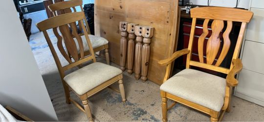 Dining or Kitchen Table with 6 chairs