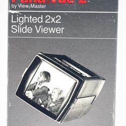 Vintage Pana-Vue 2  View-master Lighted 2x2 Slide Viewer W Original Box 