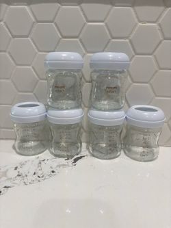 Avent glass baby bottles