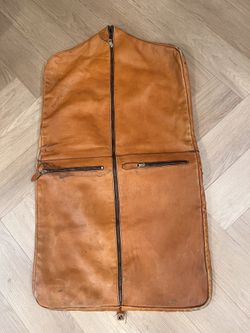 Leather garment Bag