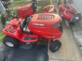 (2) Troy-bilt riding lawn mower