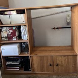 Tv Shelf Armoire Cabinet 