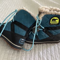 Blue Boots Size 8