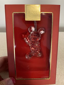 Mickey Glass Ornament