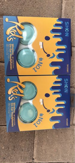 SHON Kids Wireless On-Ear Headphones – 2 Pack