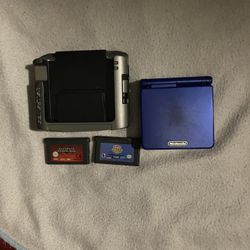 Gameboy Advance Sp With Games And Accessories 