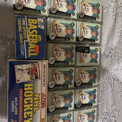 Old Baseball And Hockey Cards