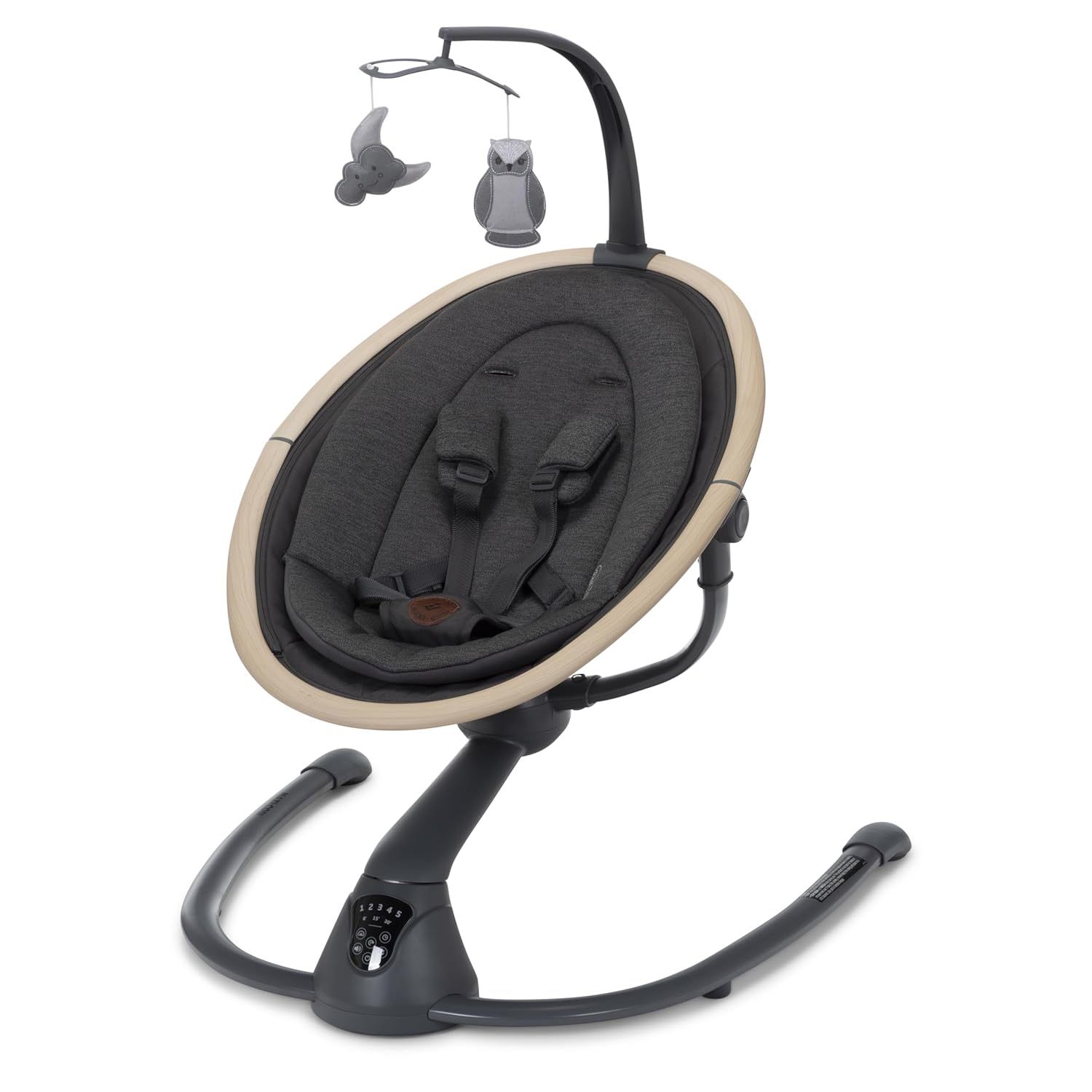 Maxi Cosi Cassia Baby Swing Smart Motion 360° Rotation Lightweight Classic Graphite