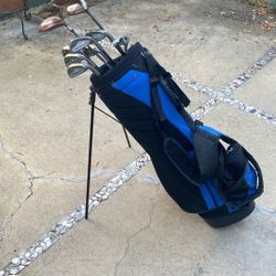 Full Golf Set With Golf Bag For Sale.