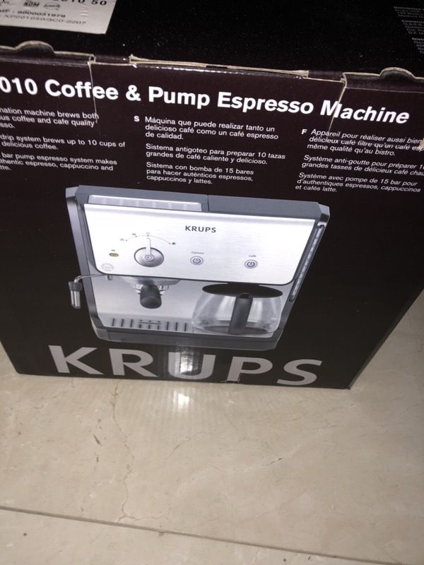 Krups XP 2010: coffee & pump Expresso machine