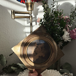 Vintage wood portrait