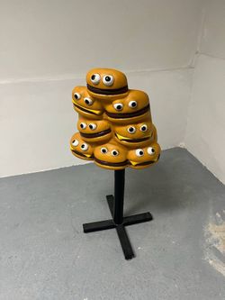 Vintage 90s McDonald’s Playland Playground Hamburger Chair VTG