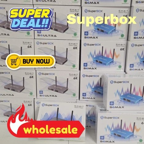 SUPERBOX S6 MAX SUPER BOX S6 TV BOX SMART SUPER BOX S6 Max Ultimate TV Solution