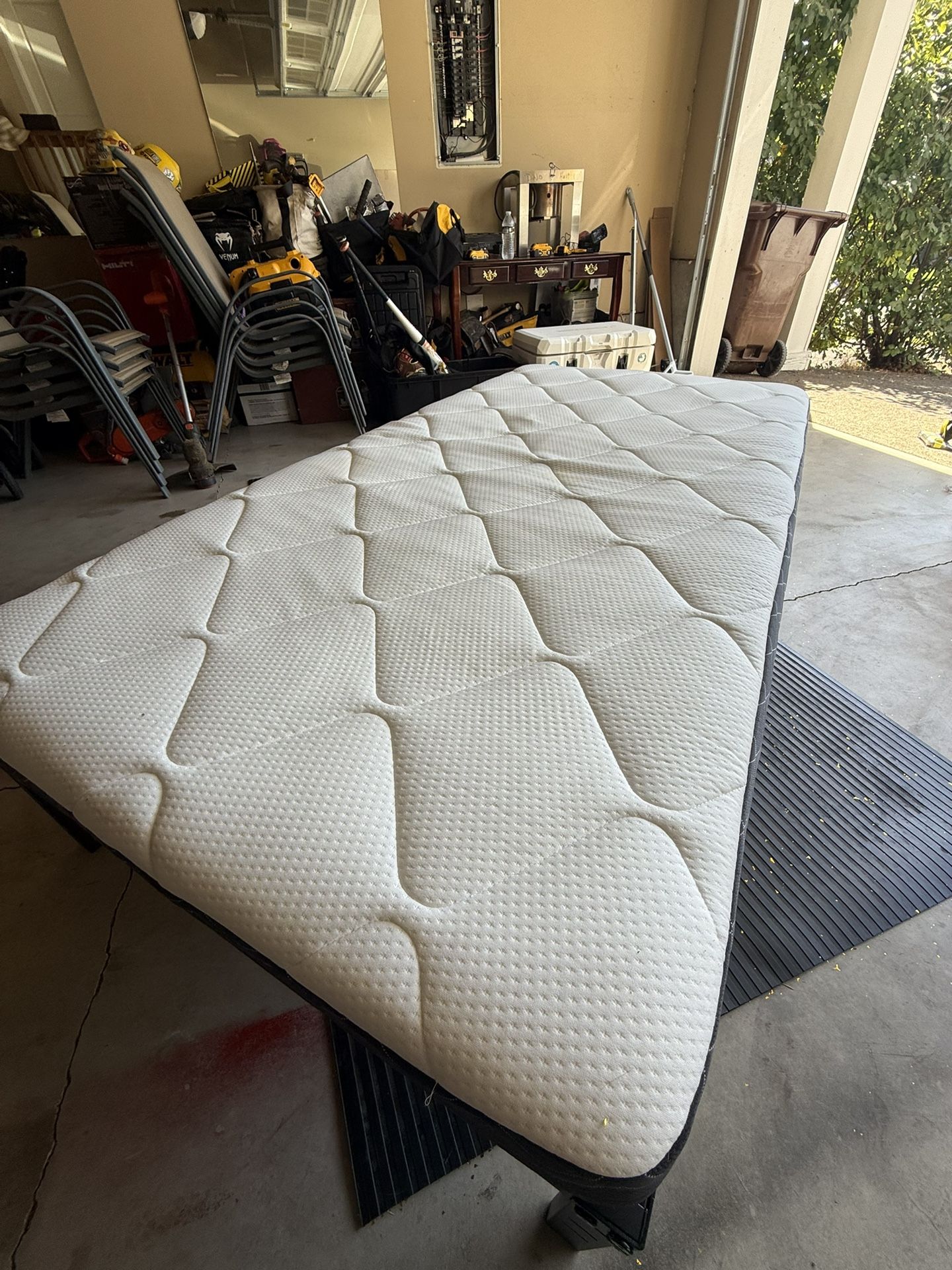 Twin size mattress and bed frame!!