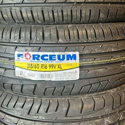 215 60 16 Tires Set New Available 