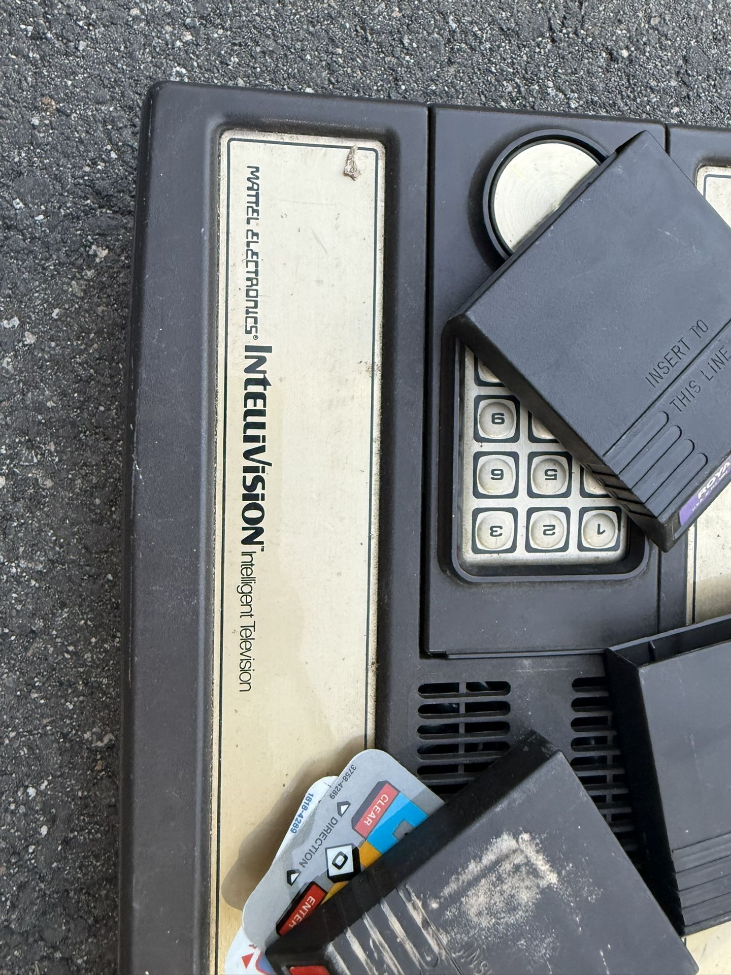 Vintage Mattel Intellivision Console with Games – Classic 80s Gaming