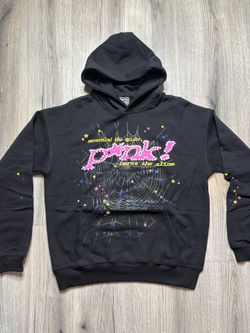 Spider Hoodie Size M Pink