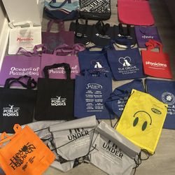 Reusable Bags And String Backpacks