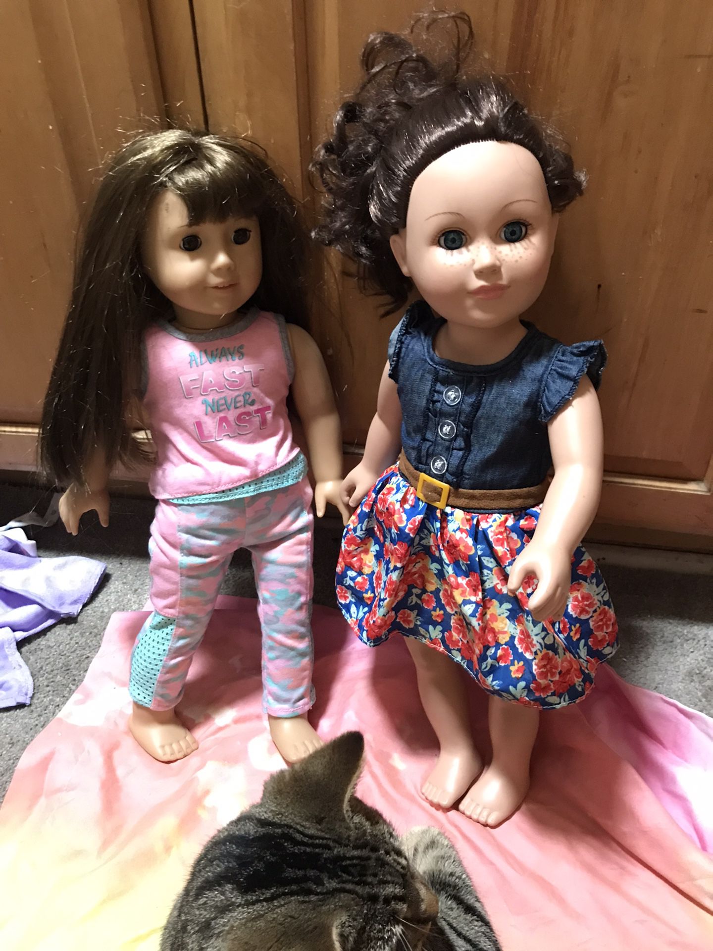 Old School American Girl Dolls  & Outfits 
