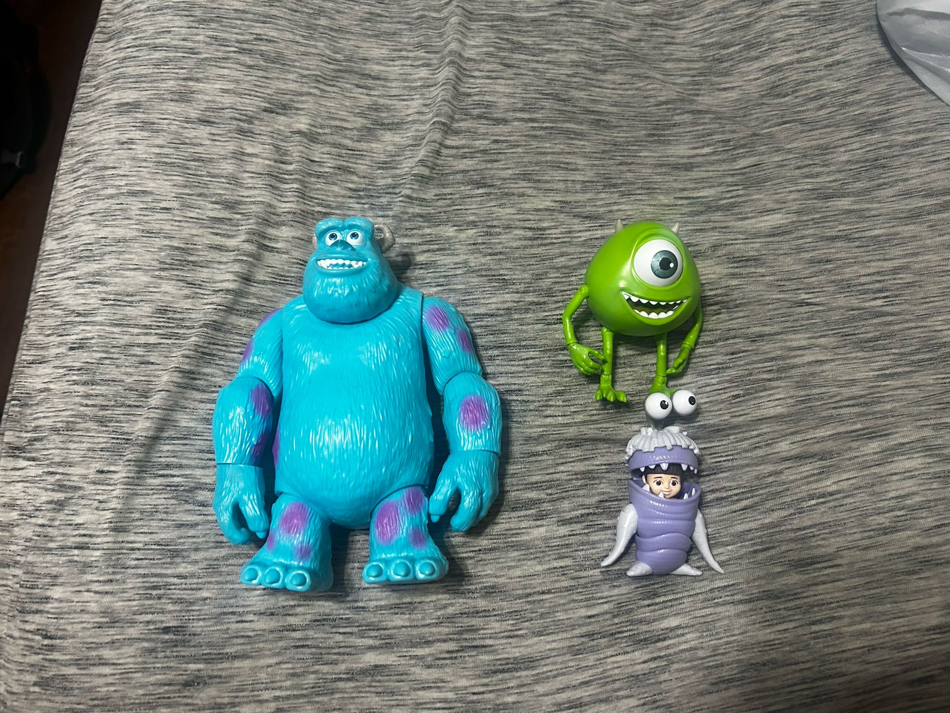 Disney Pixar Monsters, Inc. Set with 3 Action Figures