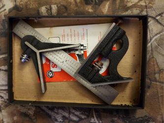 Starrett Combination Square 11HC-6-4R - $100