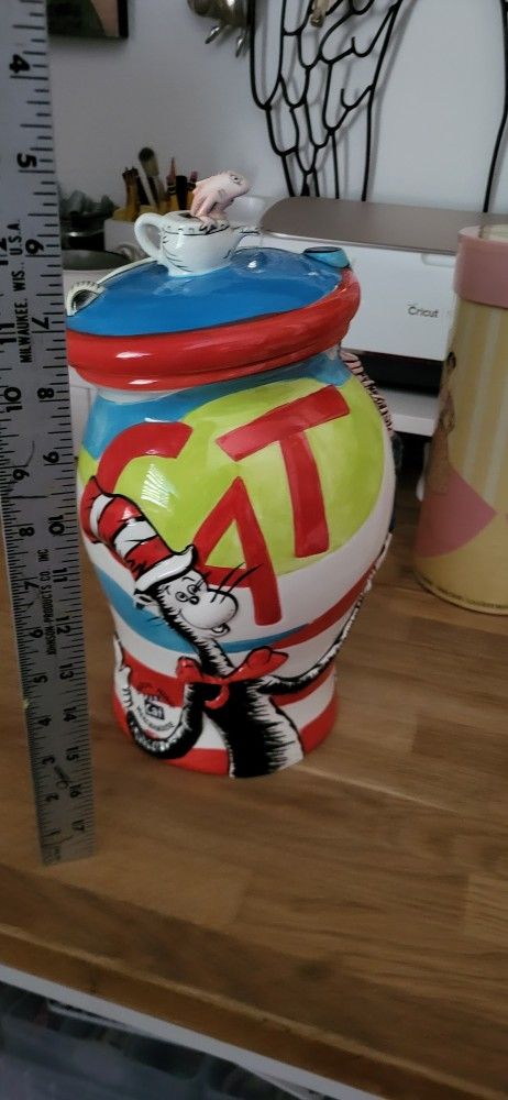 CAT IN THE HAT COOKIE JAR