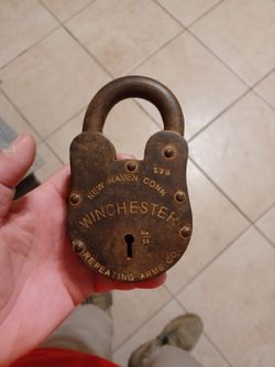 Antique Oliver Winchester.   LOCK
