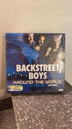 Vintage 2000 Backstreet Boys Around The World Trivia Board Game - NEW Factory Sealed (Patch Products)