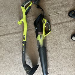 Ryobi Electric Blower And Weed Eater