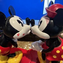 Mickey And Minnie Mouse Figure