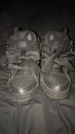 LANVIN Triple Blacks Designer Shoes 