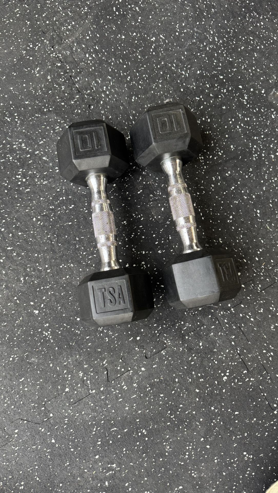 Set Of 10lbs. Dumbbells