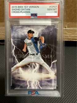 2015 BBM 1st version Shohei Ohtani Cross Plasma.