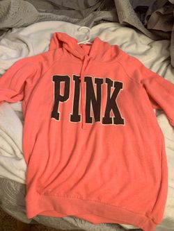 Oversized pink hoodie