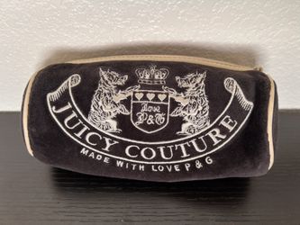 Juicy Couture Barrel Makeup, Toiletry, Brush, Pencil Case/Pouch