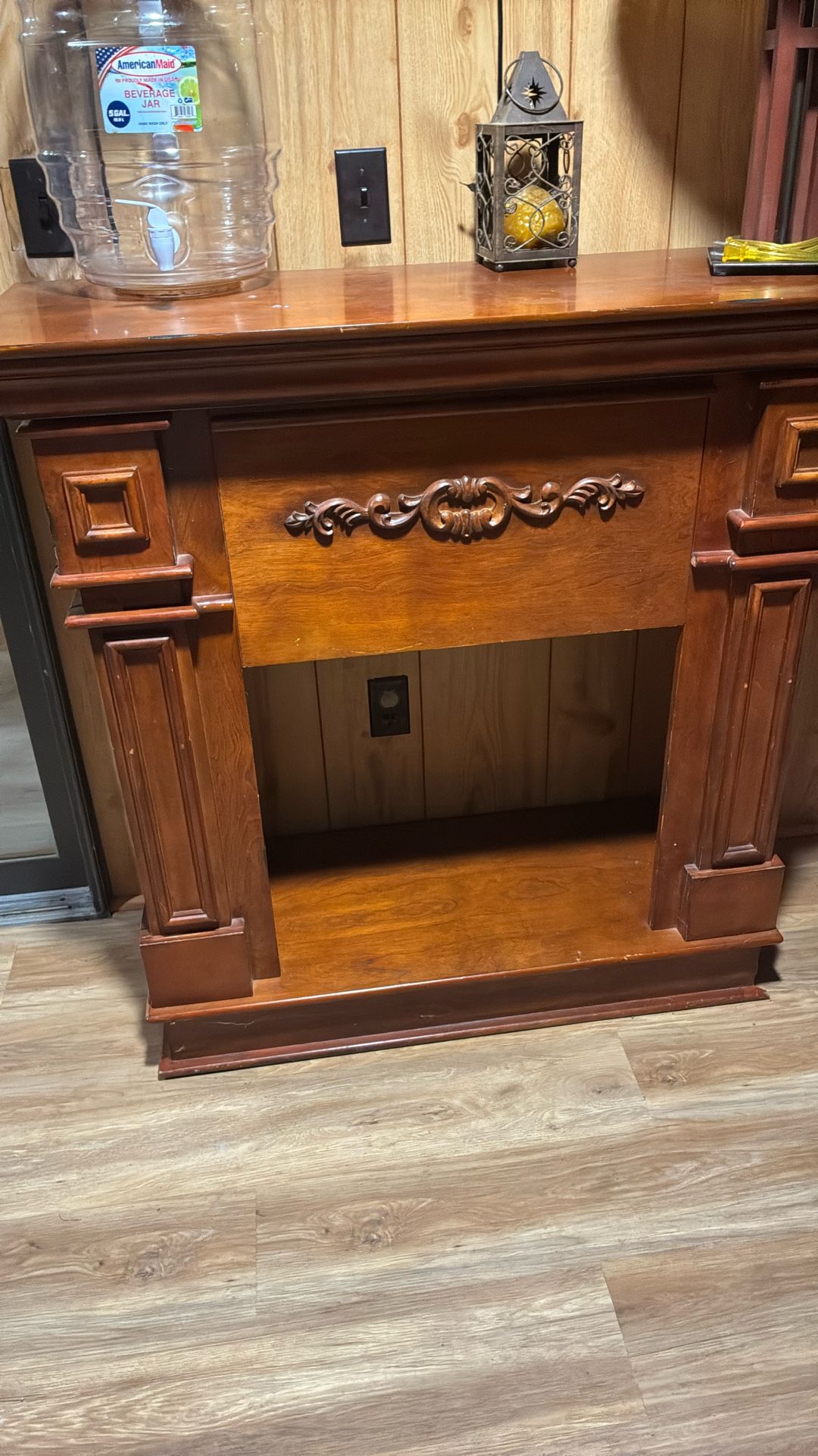 Solid Wood Fire Place Stand/casing